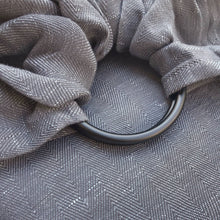graphite + smoke grey  |  ring sling baby carrier
