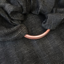 carbon + rose gold |  ring sling baby carrier